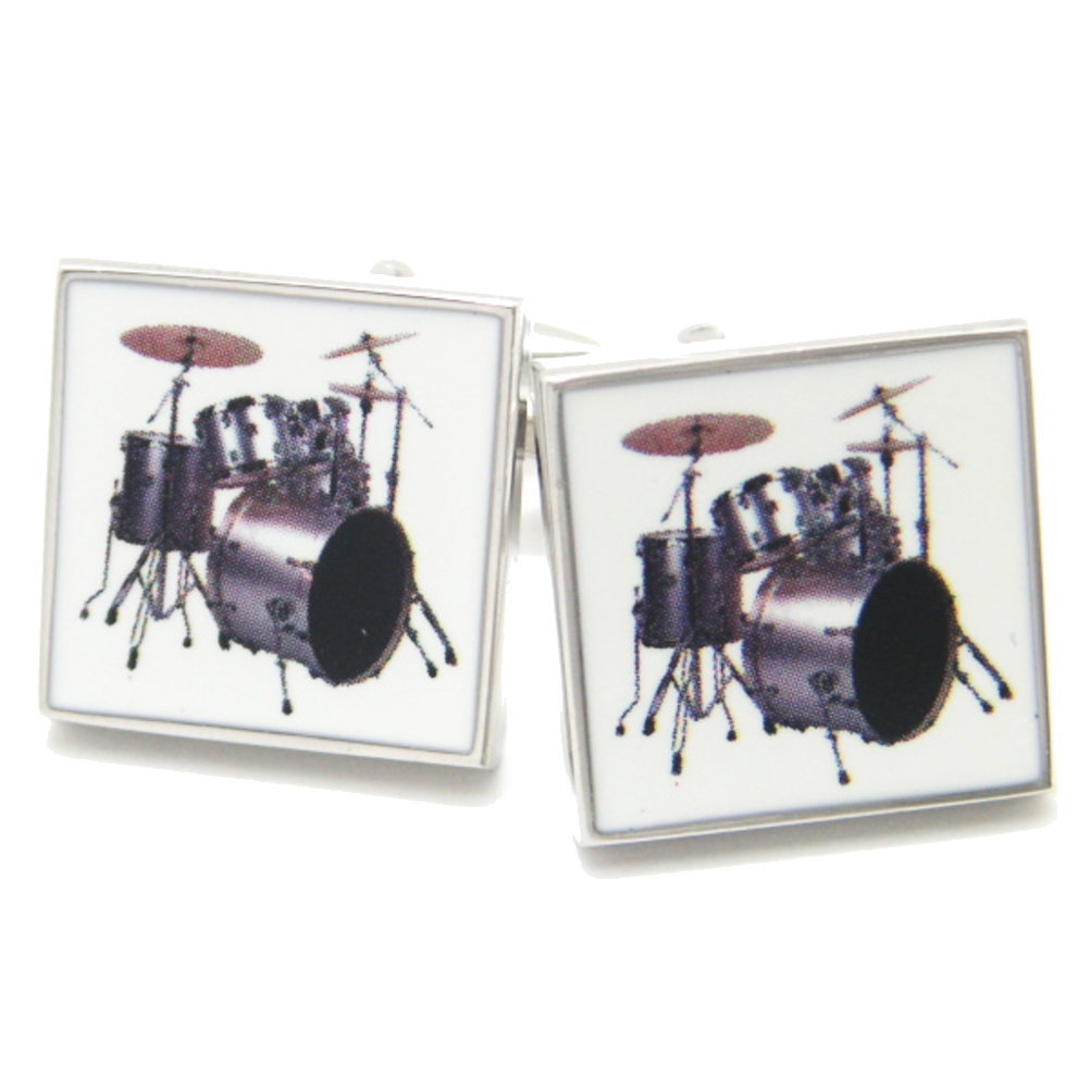 ポップなリズムで ドラムセットイラスト カフス カフスボタン カフリンクス cufflinks cuffs メンズ 男性 結婚式 ユニーク おもしろ 面白 面白...