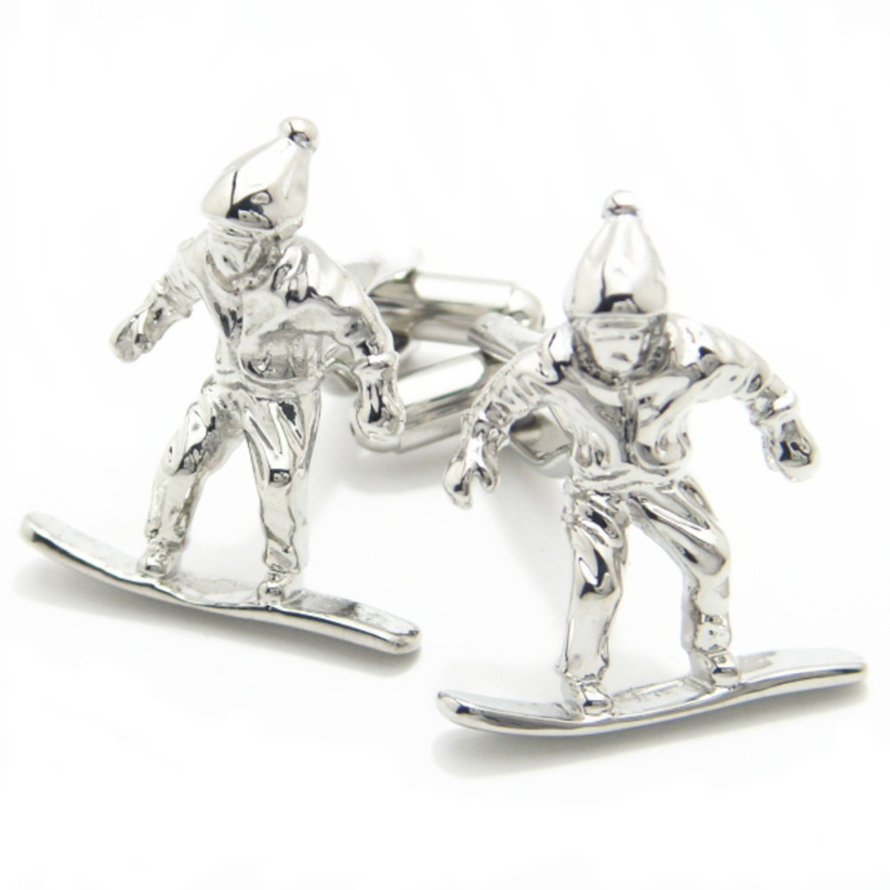 トリック決めて スノーボーダー カフス カフスボタン カフリンクス cufflinks cuffs メンズ 男性 結婚式 ユニーク おもしろ 面白 面白い スポ...