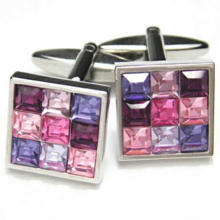 その名もピンクパンサー? キラキラまばゆいカフス カフスボタン カフリンクス cufflinks cuffs メンズ 男性 スーツアクセサリー専門店 父の日 ギ...
