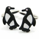 キラリEyes ペンギン カフス カフスボタン カフリンクス cufflinks cuffs メンズ 男性 ユニーク おもしろ 面白 面白い 動物 植物シリーズ スーツアクセサリー専門店 父の日 ギフトにも 誕生日 プレゼント プチギフト おしゃれ カフスマニア