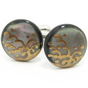 Mt. ARTIGIANO 波の蒔絵カフス カフスボタン カフリンクス cufflinks cuffs メンズ 男性 披露宴 お洒落 スーツアクセサリー専門店 ...