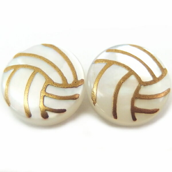 ラペルピン メンズ 結婚式 ラペルピン メンズ 結婚式 受注生産品 Mt. ARTIGIANO バレー 白蝶貝のボタンダウンピアス カフス 誕生日 贈り物 プチ...