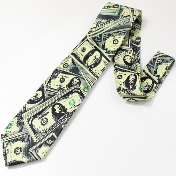 おもしろ ネクタイ おしゃれ 面白 ドル紙幣のユニーク おもしろ 面白 面白い ネクタイ スーツアクセサリー専門店 パーティー グッズ コスプレにも カフスマニア