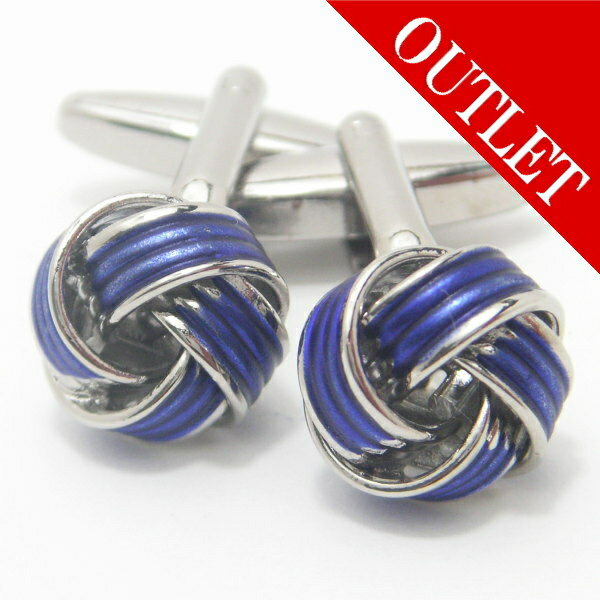 アウトレット コロンとした立体感の艶やかブルーエナメル カフス カフスボタン カフリンクス cufflinks cuffs メンズ 男性 結婚式 スーツアクセサ...