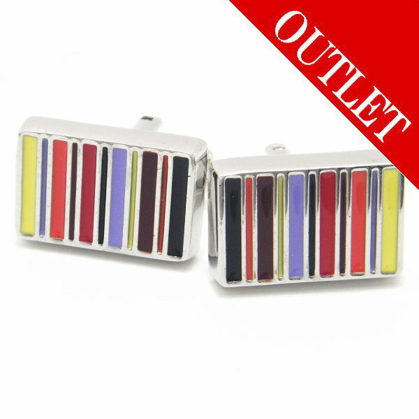 アウトレット レッド マルチボーダー ストライプ カフス カフスボタン カフリンクス cufflinks cuffs メンズ 男性 スーツアクセサリー専門店 父...
