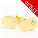 アウトレット 艶やかオーバルと一粒ストーン カフス カフスボタン カフリンクス cufflinks cuffs メンズ 男性 スーツアクセサリー専門店 父の日 ...