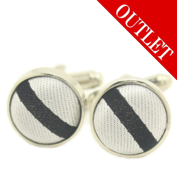 アウトレット グレー ブラック ツートンカラー カフス カフリンクス カフスボタン スーツアクセサリー専門店 誕生日 プレゼント プチギフト おしゃれ カフスマ...