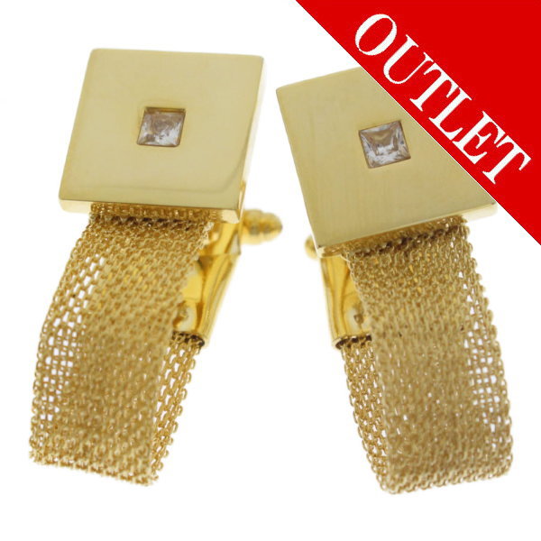 アウトレット ゴールド ラップアラウンド スクエア ストーン カフス カフリンクス カフスボタン スーツアクセサリー専門店 プレゼント プチギフト おしゃれ カ...