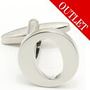 アウトレット バラ売り シルバー アルファベットO カフス カフスボタン カフリンクス cufflinks cuffs メンズ 男性 結婚式 シルバー スーツア...