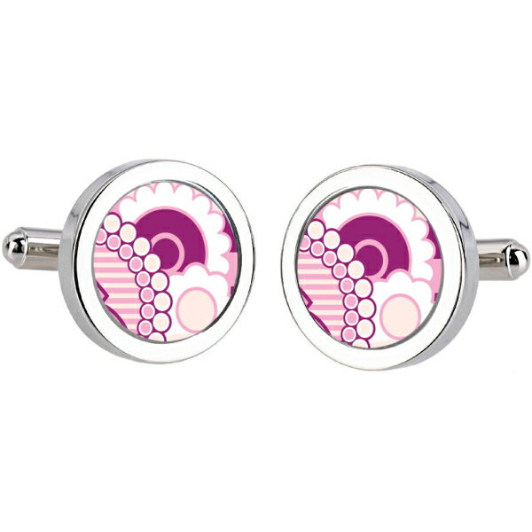 SoniaSpencer 70s花柄のレトロなカフス カフスボタン カフリンクス cufflinks cuffs メンズ 男性 披露宴 お洒落 スーツアクセサリー専門店 父の日 ギフトにも 誕生日 プレゼント プチギフト おしゃれ カフスマニア