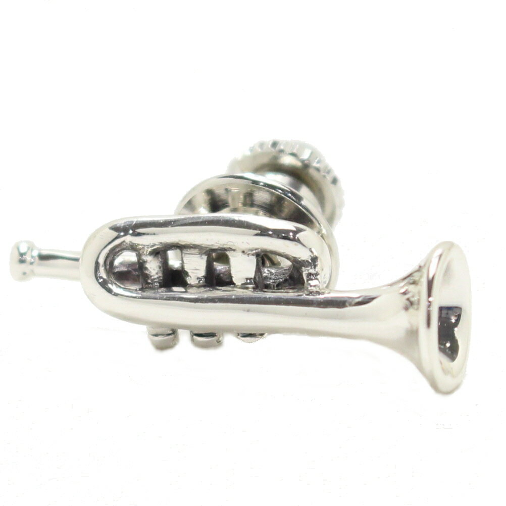 SATURNO サツルノ トランペットのタイタック ピンブローチ タイニーピン タックピン メンズジュエリー アクセサリー ラペルピン スーツアクセサリー専門店...