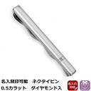 ネクタイピン 名入れ ダイヤモンド入 名入れタイピン 刻印が可能 名前 メッセージをデザインに オンリーワンのネクタイピン 誕生日 バースデー ネクタイピン タイピン 誕生日 贈り物 結婚式 オシャレ 名入り 名前入れ 名前入り カフスマニア