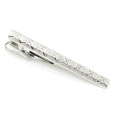 シルバー×ダイヤ柄レリーフのタイピン ネクタイピン タイバー タイ留め ネクタイピン タイピン 結婚式 オシャレ シルバー ユニーク おもしろ 面白 面白い ス...