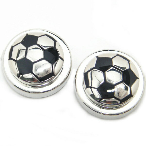ボタンカバー サッカーボール ボタンカバー カフス 敬老の日 スーツアクセサリー専門店 誕生日 プレゼント プチギフト おしゃれ カフスマニア