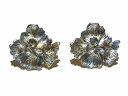 花 ピアス ★ メール便送料無料 ★『 マットフラワー ブルー 』 KAZA カザ アクセサリー 個性的 ジュエリー かわいい 誕生日 プレゼント 女性 雑貨 ...