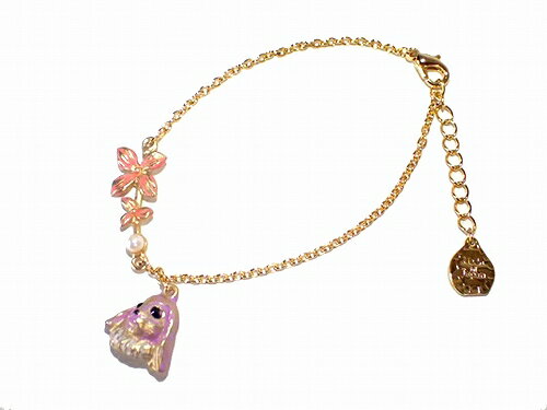 ★ メール便送料無料 ★『 プードルと花 ブレスレット (ピンク)』 KAZA カザ モチーフ 花 はな フラワー イヌ 犬 ドッグ アジャスター 動物 誕生日 女性 アクセサリー ジュエリー かわいい レディース プレゼント 雑貨 グッズ 可愛い 個性的 アニマル おもしろ 目立つのサムネイル