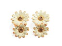 パルナートポック ピアス 花 ★ メール便送料無料 ★『ディモルフォセカ 』Palnart Poc 可愛い 個性的 花 植物画 フラワー 装飾品 プレゼント 女性 かわいい 誕生日 ナチュラル 花言葉