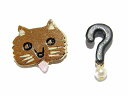 ルチカ ピアス ネコ 猫 ★ メール便送料無料 ★『 ラングドシャ 』 Luccica カワイイ アニマル アクセサリー ジュエリー キャット 個性的 誕生日 ...
