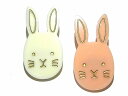 ルチカ ブローチ ウサギ ★ メール便送料無料 ★『 ラビット ピンク ホワイト』 Luccica アニマル 動物 モチーフ アクセサリー ジュエリー グッズ かわいい おもしろ レディース 可愛い うさぎ 兔 個性的 誕生日 プレゼント 雑貨 ユニーク luccica お祝い 春物 猫 星 花