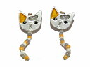 ルチカ ピアス ★ メール便送料無料 ★『 ミミとメル 三毛猫 』 Luccica 個性的 モチーフ チャーム グッズ 誕生日 女性 ミケ ねこ 猫 キャット ...