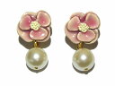 ルチカ イヤリング ★ メール便送料無料 ★『 pistil ピンク 』 Luccica 誕生日 女性 個性的 面白い 可愛い グッズ モチーフ お洒落 お祝い 春物 フラワー 花 パール アクセサリー ジュエリー かわいい レディース プレゼント 雑貨 星 椿 淡い エレガント スター luccica