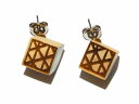 ルチカ ★ メール便送料無料 ★『 キューブ ピアス みずいろ 』 Luccica かわいい ナチュラル アクセサリー ジュエリー チャーム お洒落 ユニーク ...
