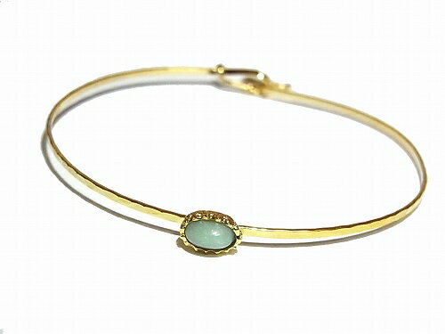 ルチカ ★ メール便送料無料 ★『 mild stone bangle バングル ブルー：アマゾナイ ...