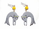 ルチカ ピアス ★ メール便送料無料 ★『 メローネリモーネ (YE×GY)』 Luccica アクセサリー レディース ジュエリー おもしろ カワイイ 誕生日...