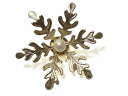 ルチカ ブローチ 花 『 雪の華 ピン 』★ メール便送料無料 ★ Luccica 個性的 フラワー ジュエリー かわいい プレゼント 誕生日 クリスマス 雪 ...