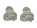 ルチカ イヤリング ★ メール便送料無料 ★『 ficelle シルバー 』 Luccica アクセサリー 個性的 かわいい ジュエリー お洒落 レディース 女性 エレガント ドレス フォーマル カジュアル 大人 縄 綱 編み パーティー カジュアル イベント 外れにくい 簡単