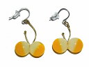 『 ちいさいちょうちょ ダブル ピアス(白、黄)【 thuthu appetizing accessories / nupi 】★ メール便送料無料 ★ ハンド...