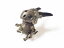 『 つのちゃん あかつの(洋白) 』 いもゆで工房 ハンドメイド アクセサリー かわいい 可愛い ドラゴン 龍 竜 誕生日 プレゼント 女性 雑貨 置物 作家 ロボット 珍しい レトロ 真鍮 ユニーク おもしろ ハンドメイド 一点 遊び心 光る ライト 11,000円