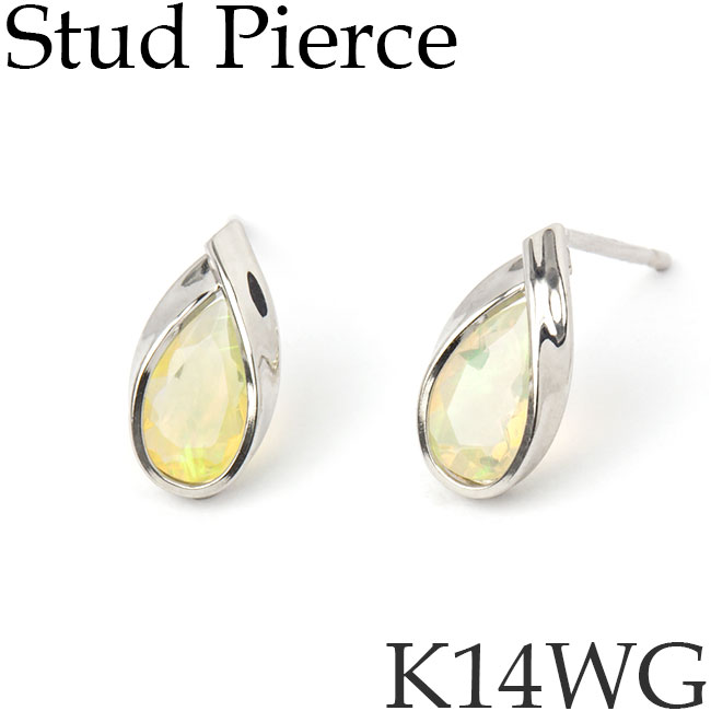 楽天市場】14K（種類（宝石）オパール）（ピアス｜レディース