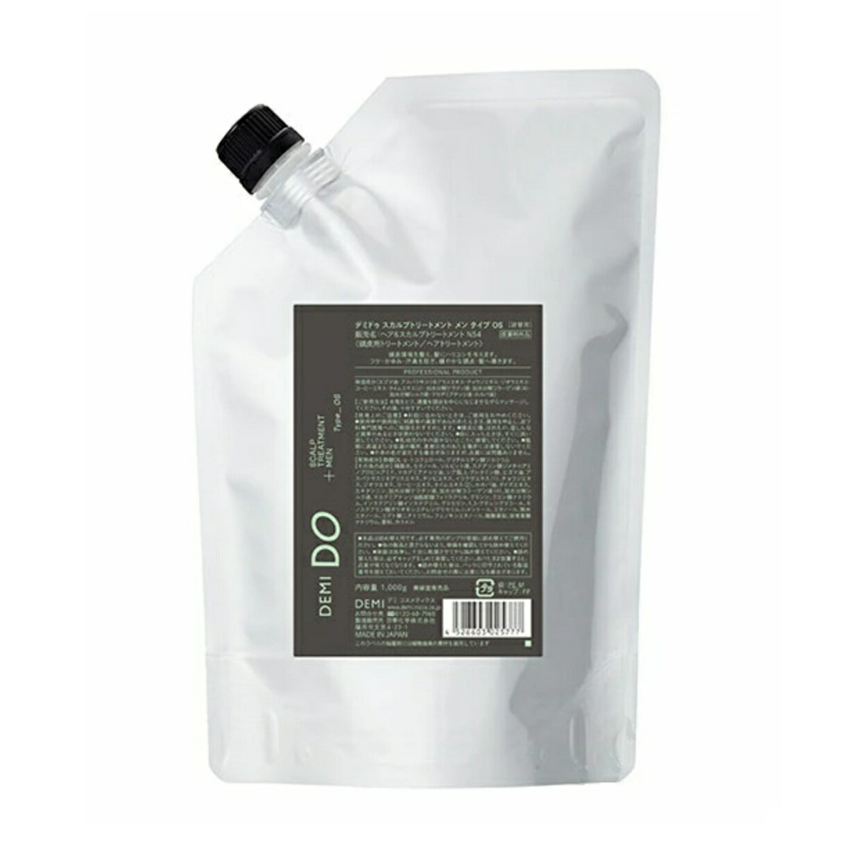 Rakuten - 【新品】 デミドゥ スカルプトリートメントメン タイプ OS 1000g リフィル 詰替え用 SCALP TREATMENT MEN Type OS 1000ml デミ ヘアケア 正規品