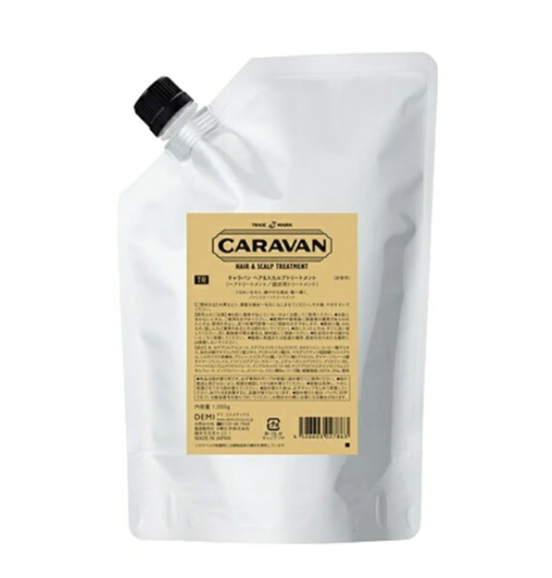 Rakuten - 【新品】 デミ キャラバン ヘア＆スカルプトリートメント 1000g リフィル 詰め替え用 DEMI CARAVAN HAIR & SCALP TREATMENT 1000ml デミ ヘアケア 正規品