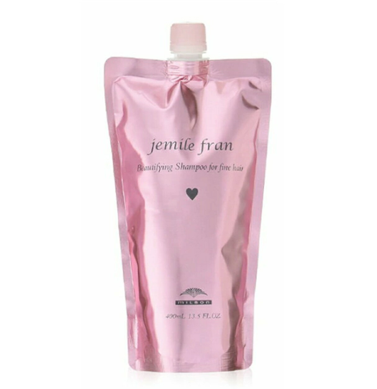 【新品】 ミルボン ジェミールフラン シャンプー ハート 400ml リフィル 詰め替え用 MILBON jemile fran 400g ヘアケアライン