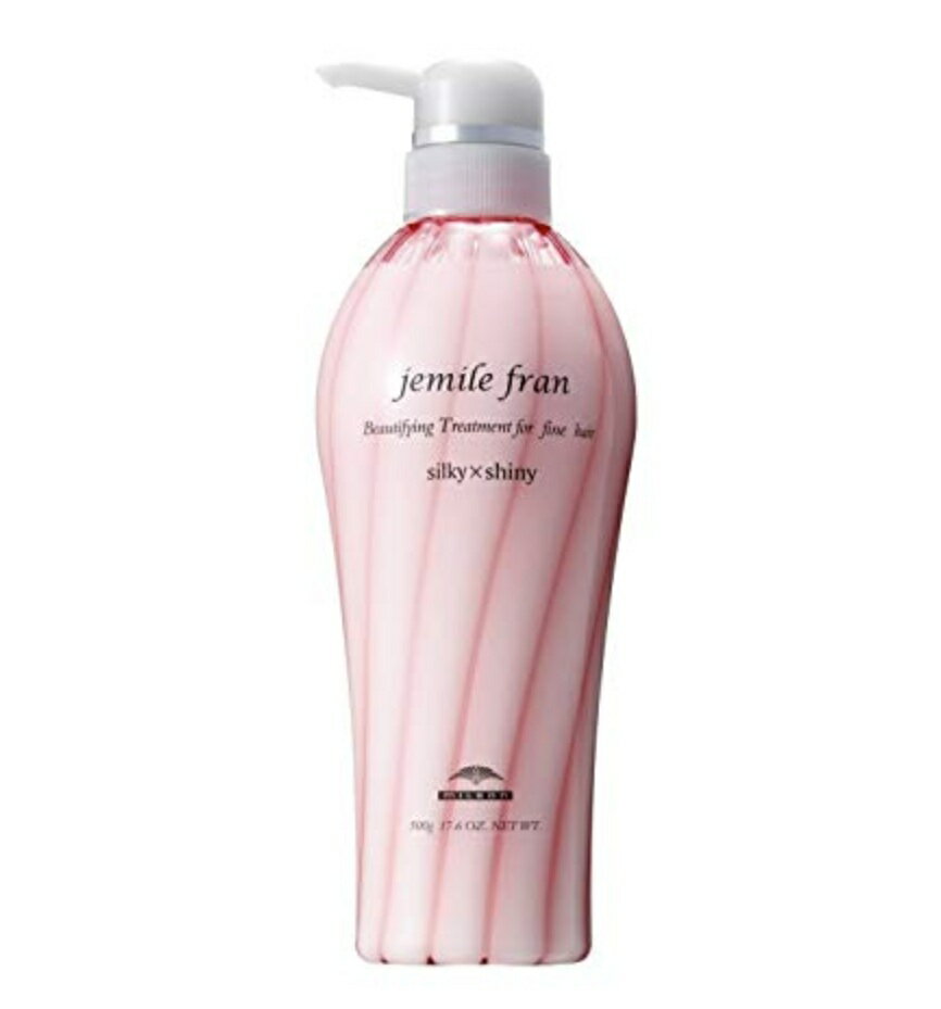 【新品】 ミルボン ジェミールフラン トリートメント シルキーシャイニー 500g MILBON jemile fran 500ml ヘアケアライン