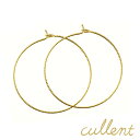 K18 フープピアス elegant hoop 30 フープピアス 18金 18k ピンクゴールド　 地金 レディース ジュエリー アクセサリー　 ニッケルフリー 金属アレルギー 【あす楽対応】