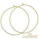 K18 フープピアス elegant hoop 50 フープピアス 18金 18k ピンクゴールド　 地金 レディース ジュエリー アクセサリー　 ニッケルフリー 金属アレルギー 【あす楽対応】