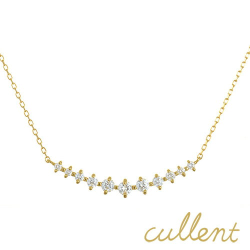 カレン ネックレス レディース ラインネックレス ダイヤモンド ネックレス K18 star line 0.5ct ネックレス K18 18金 18k ダイヤモンド レディース ピンクゴールド バーネックレス　バー