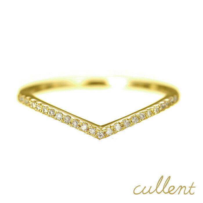 cullent 指輪 K18ダイヤモンドリング marcato ピンキーリング 18金 18k ゴールド ダイヤモンド 指輪 ジュエリー アクセサリー ピンクゴールド ホワイトゴールド