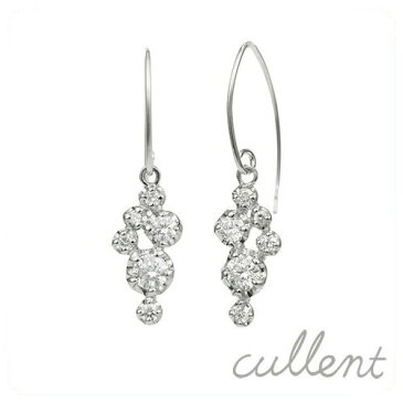 Pt900 プラチナダイヤモンドリング earrings Venus ピアス Pt プラチナ ダイヤモンド シンプル レディース フック 揺れ シンプル ニッケルフリー 金属アレルギー ノンアレルギー