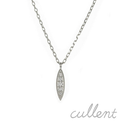 Pt900プラチナダイヤモンドネックレス coniferous ネックレス ペンダント Pt900 プラチナ ダイヤモンド リーフ 葉 クラシカル アンティーク レディース ジュエリー アクセサリー おしゃれ