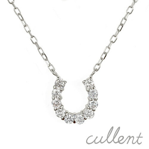 Other - 馬蹄ネックレス プラチナダイヤモンドネックレス horse shoe 0.2ct ネックレス ペンダント プラチナ ダイヤモンド ホースシュー 馬蹄 レディース ジュエリー アクセサリー おしゃれ