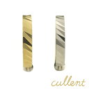K18 コンビ イヤリング strain ピアリング 18金 18k リバーシブル 2way フープ ノンホールピアス ノンホール レディース ジュエリー アク...