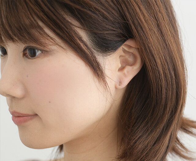 K18 片耳 ピアス number 片方ピアス...の紹介画像3
