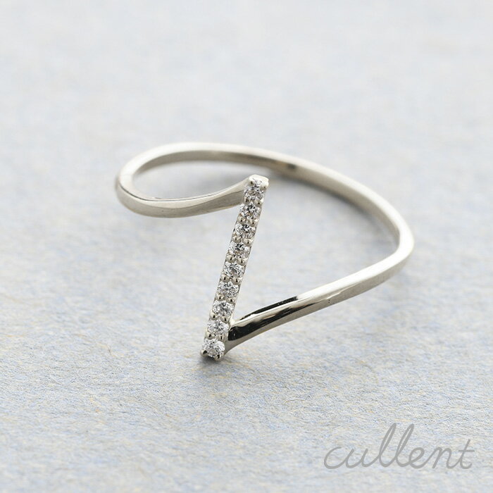 プラチナダイヤモンドリング thunder リング ピンキーリング Pt Pt900 ダイヤ 指輪 レディース ジュエリー アクセサリー おしゃれ(4.0)