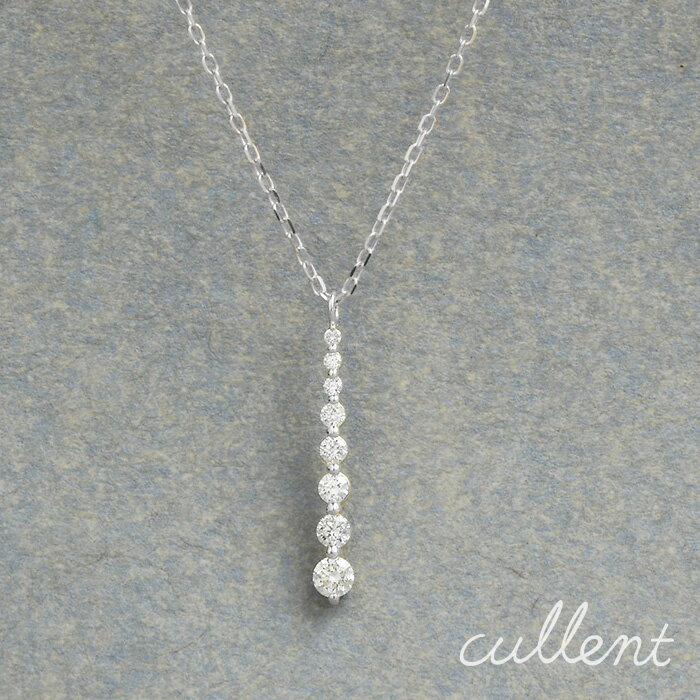 Coral Pink - Pt900 ダイヤモンドネックレス lux プラチナ platinum ペンダント ダイヤモンド ライン シンプル レディース ジュエリー アクセサリー おしゃれ