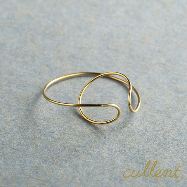 イヤーカフ cross roll イヤーカフ イヤカフ イヤーカフス K18 18金 ゴールド シンプル ラウンド 大ぶり レディース メンズ ジュエリー アク...