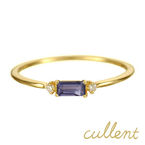 K18アイオライト リング classico アイオライト リング 指輪 K18 18金 18k ダイヤモンド イエローゴー..